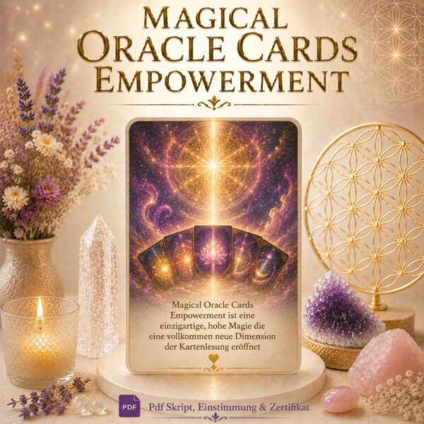 Magical Oracle Cards Empowerment  - Reiki Energiesystem & Einweihung