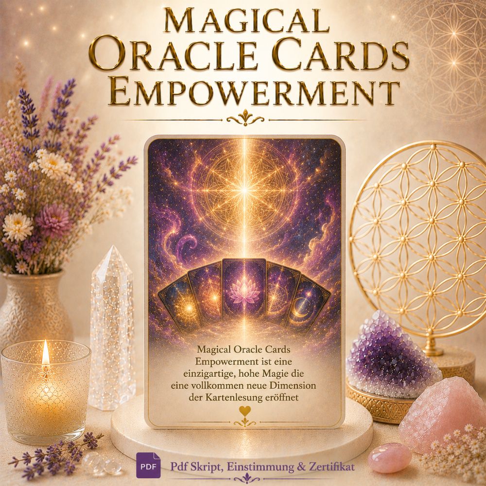 Magical Oracle Cards Empowerment - Reiki Energiesystem & Einweihung