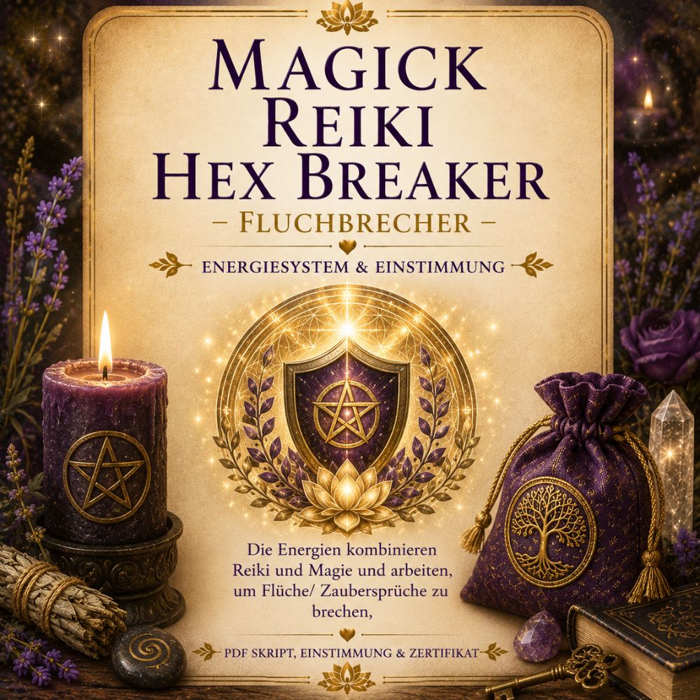 Magick Reiki Hex Breaker – Fluchbrecher- Reiki Energiesystem & Einweihung