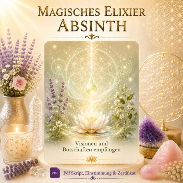 Magisches Elixier Absinth - Visionen und Botschaften empfangen - Reiki Energiesystem & Einweihung