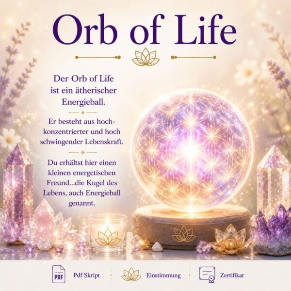 Orb of Life - Reiki Energiesystem & Einweihung