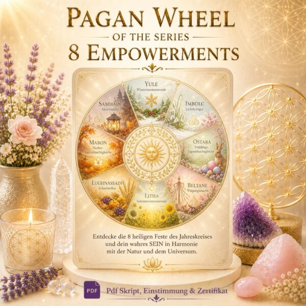 Pagan Wheel of the Series – 8 Empowerments - Reiki Energiesystem & Einweihung