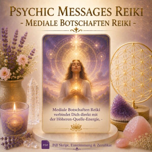 Psychic Messages Reiki - Mediale Botschaften Reiki  - Reiki Energiesystem & Einweihung