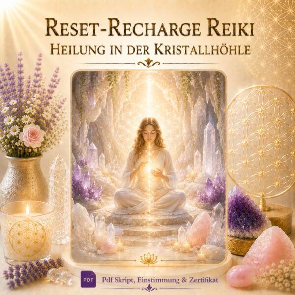 Reset-Recharge Reiki - Heilung in der Kristallhöhle- Reiki Energiesystem & Einweihung