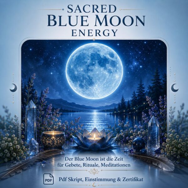 Sacred Blue Moon- Reiki Energiesystem & Einweihung
