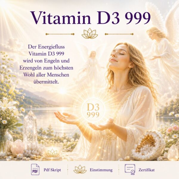 Vitamin D3 999 - Reiki Energiesystem & Einweihung
