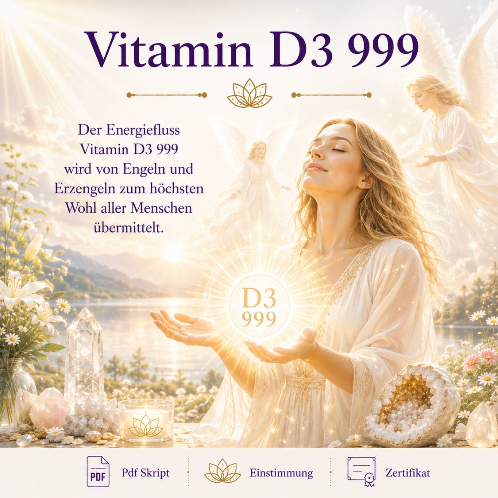 Vitamin D3 999 - Reiki Energiesystem & Einweihung