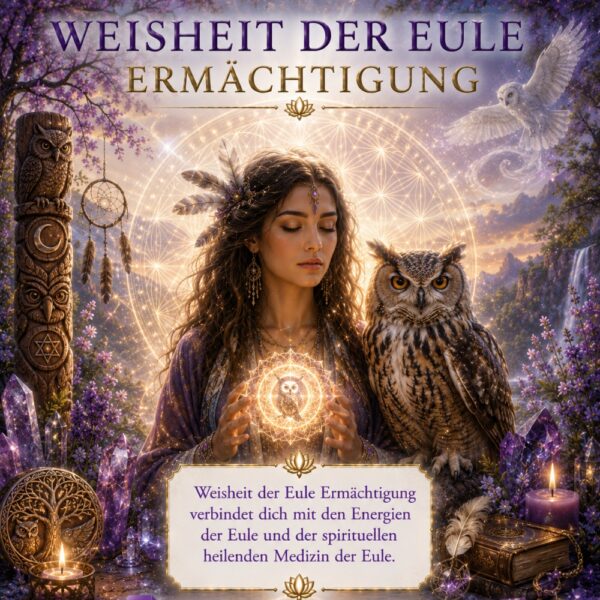 Weisheit der Eule Ermächtigung- Reiki Energiesystem & Einweihung