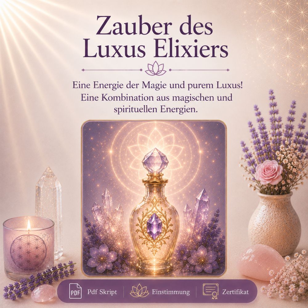 Zauber des Luxus Elixiers - Reiki Energiesystem & Einweihung