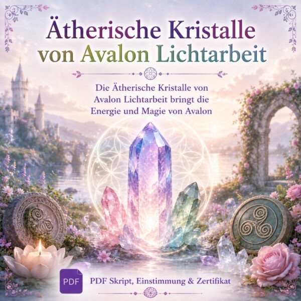 Ätherische Kristalle von Avalon Lichtarbeit- Energiesystem & Einweihung