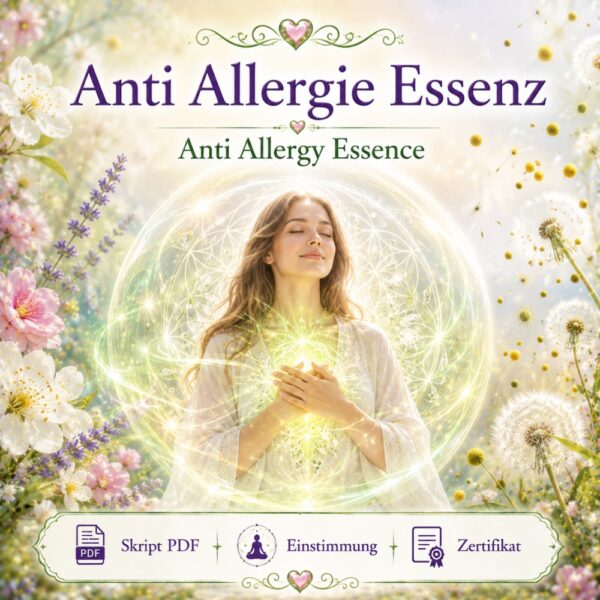 Anti Allergie Essenz - Anti Allergy Essence- Reiki Energiesystem & Einweihung