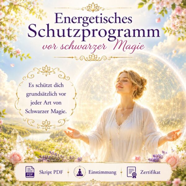 Energetisches Schutzprogramm vor schwarzer Magie - Reiki Energiesystem & Einweihung, Avalon NatureArt - Reiki & Esoterik Shop