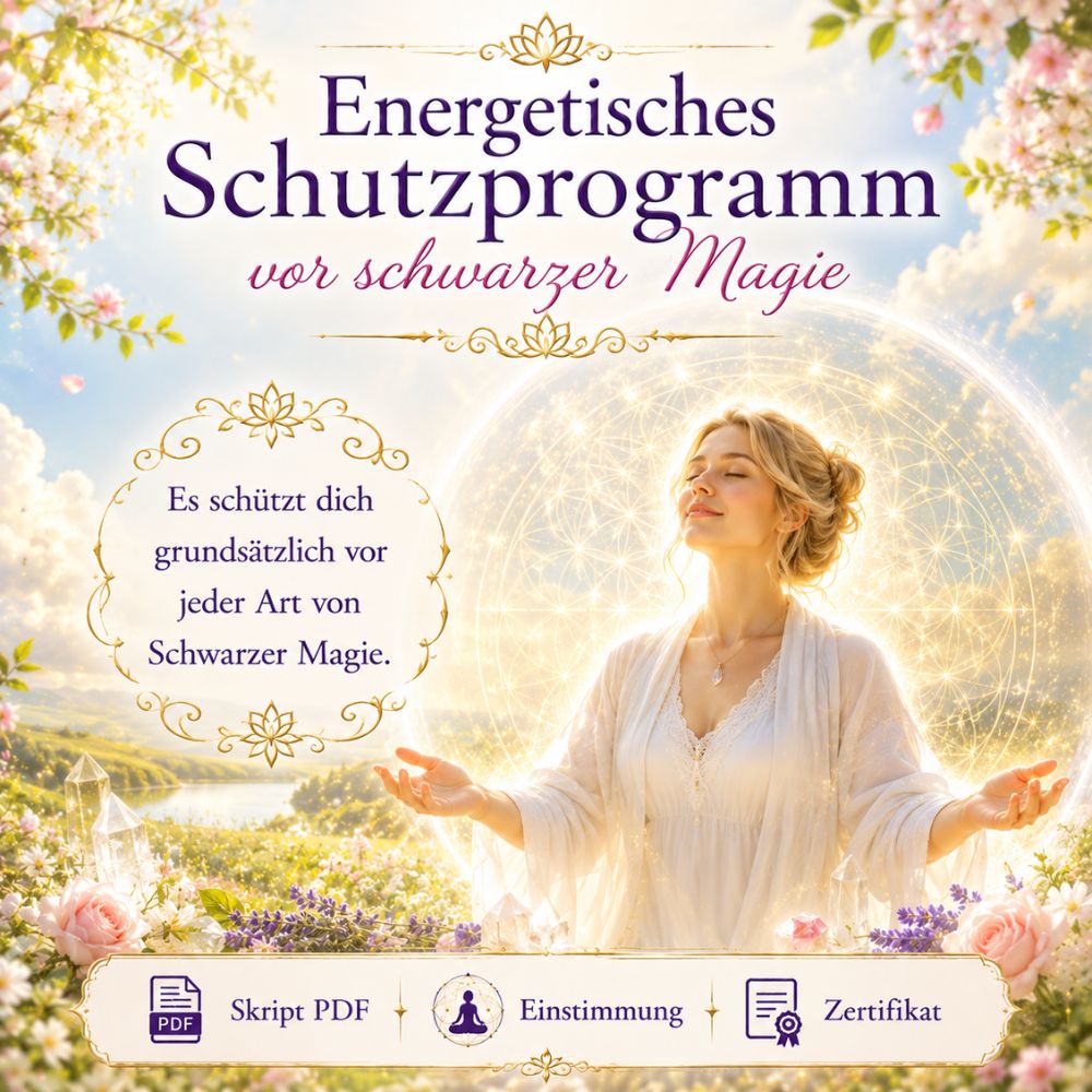 Energetisches Schutzprogramm vor schwarzer Magie - Reiki Energiesystem & Einweihung, Avalon NatureArt - Reiki & Esoterik Shop