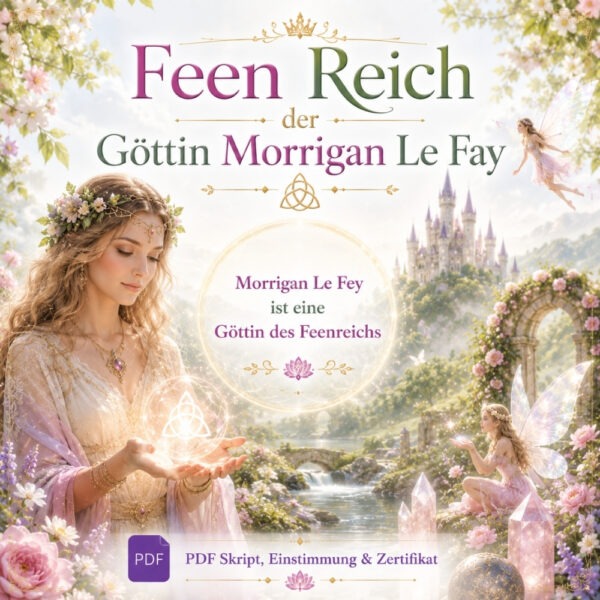 Feen Reich der Göttin Morrigan Le Fay - Faery Realm - Energiesystem & Einweihung