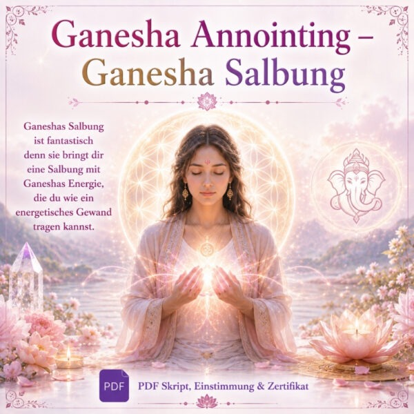 Ganesha Annointing – Ganesha Salbung - Energiesystem & Einweihung