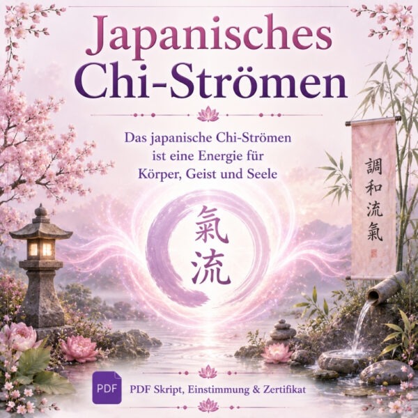 Japanisches Chi-Strömen- Energiesystem & Einweihung