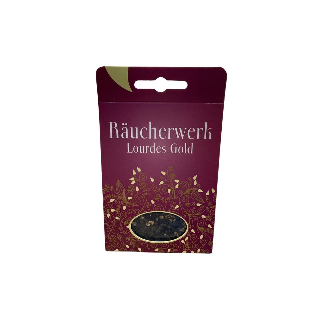 Lourdes Gold Räucherwerk blanko