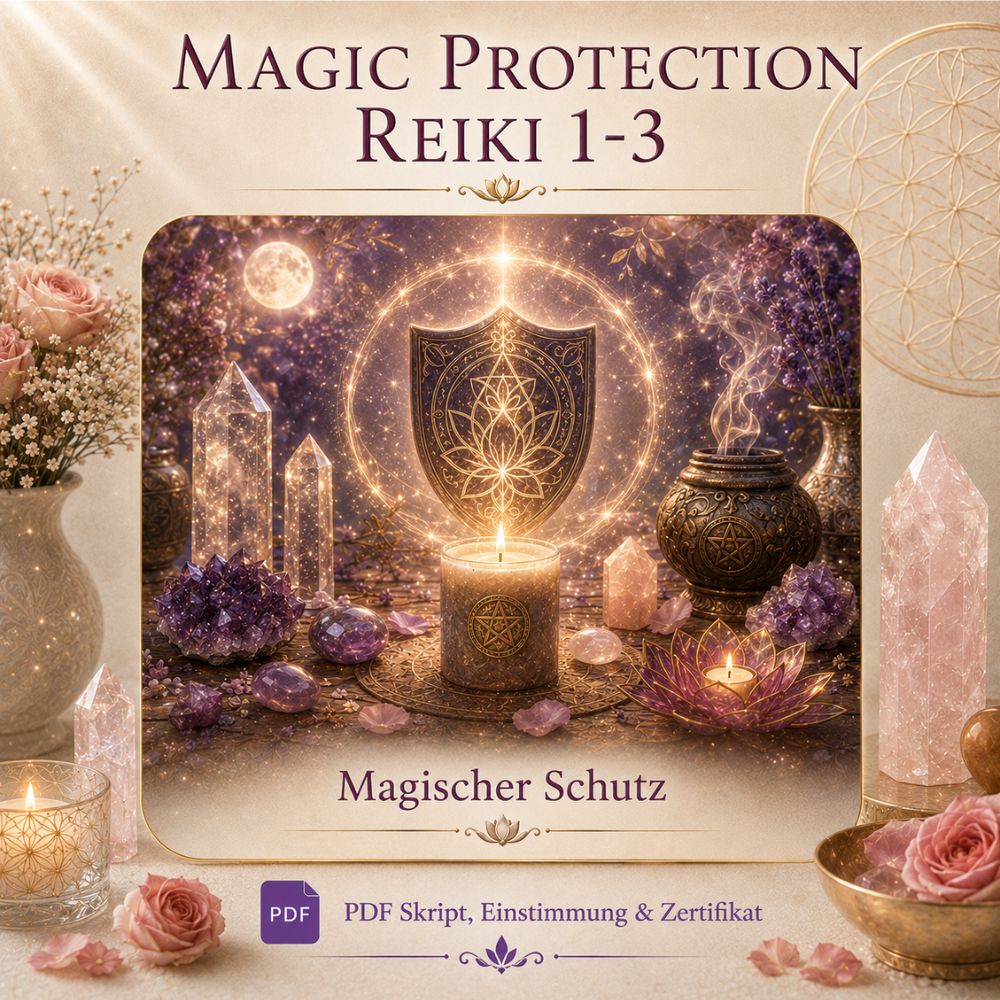Magic Protection Reiki 1-3 - Magischer Schutz-Reiki Energiesystem & Einweihung