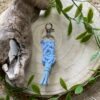 Makramee Hellblau Schlüsselanhänger,Avalon NatureArt - Reiki & Esoterik Shop