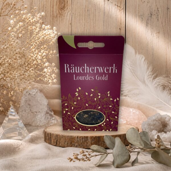 Räucherwerk Lourdes Gold,Avalon NatureArt - Reiki & Esoterik Shop