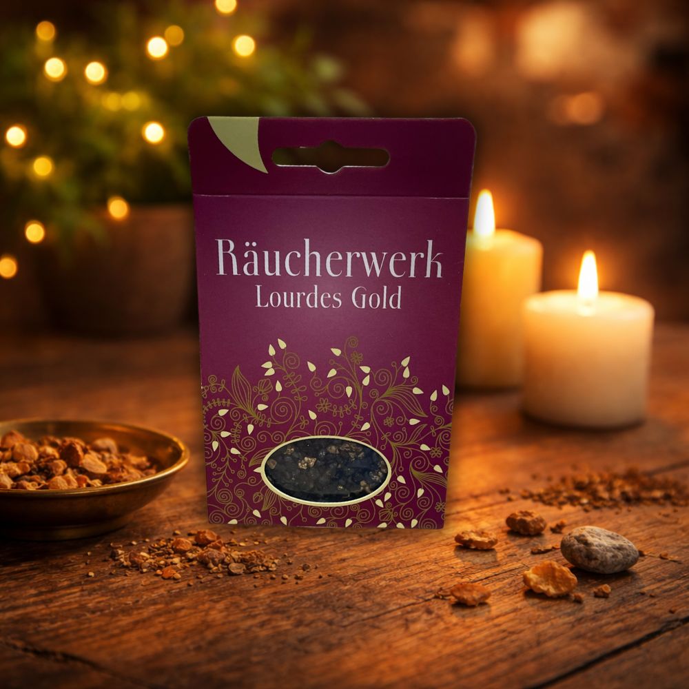 Räucherwerk Lourdes Gold,Avalon NatureArt - Reiki & Esoterik Shop