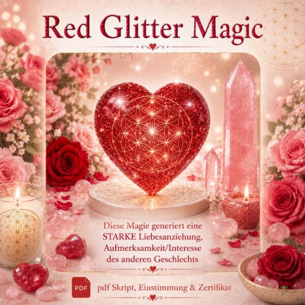 Red Glitter Magic - Reiki Energiesystem & Einweihung