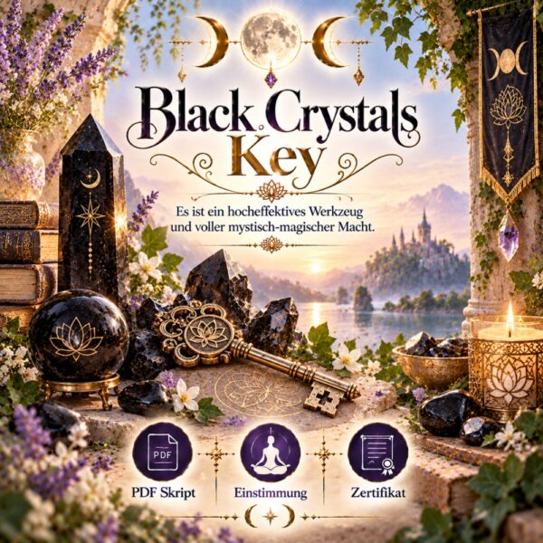 Black Crystals Key - Reiki Energiesystem & Einstimmung