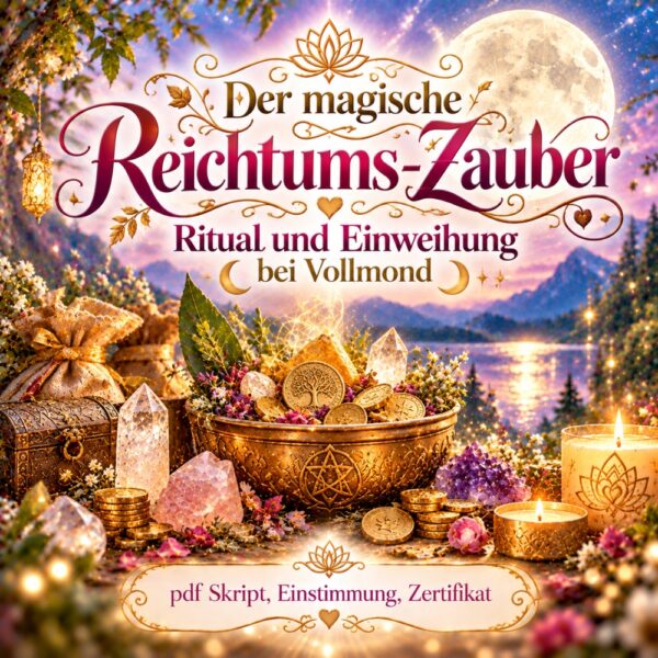 Der magische Reichtumszauber - Reiki Energiesystem und Einstimmung