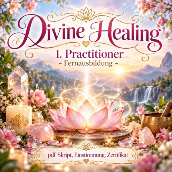 Divine Healing 1. Practitioner - Reiki Energiesystem und Einstimmung