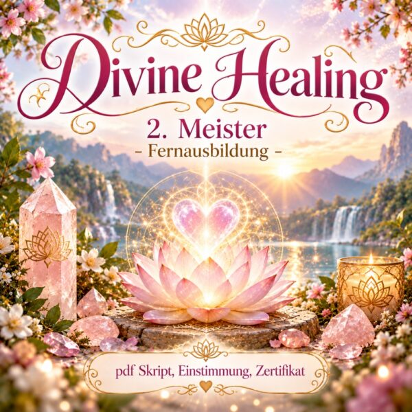 Divine Healing 2. Meister - Reiki Energiesystem und Einstimmung