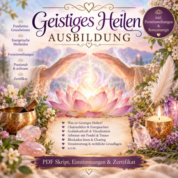 Geistiges Heilen - Reiki Energiesystem und Einstimmung