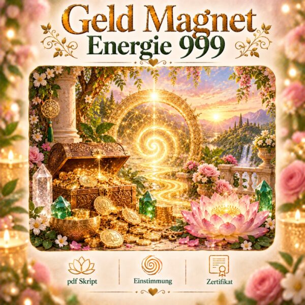 Geld Magnet Energie 999 - Reiki Energiesystem und Einstimmung