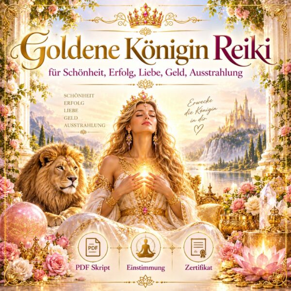 Goldene Königin Reiki - Energiesystem & Einweihung