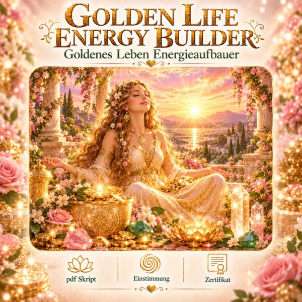 Goldenes Leben Energieaufbauer - Reiki Energiesystem und Einstimmung