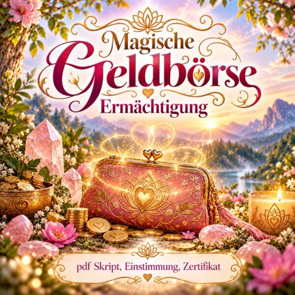 Magische Geldbörse - Reiki Energiesystem und Einstimmung