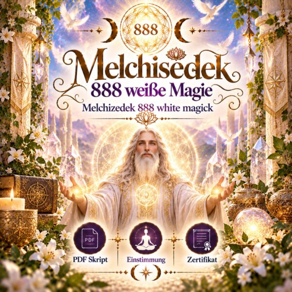 Melchisedek 888 weiße Magie - Reiki Energiesystem und Einstimmung