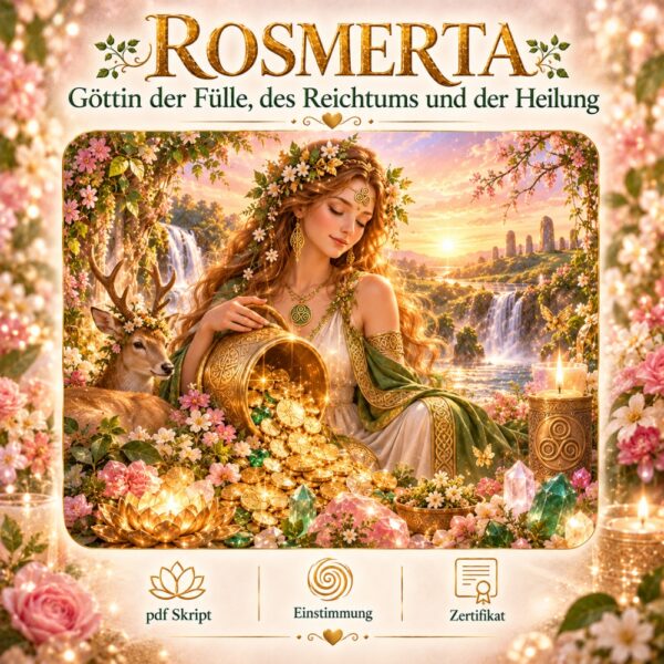 Rosmerta - Göttin der Fülle, des Reichtums und der Heilung - Reiki Energiesystem und Einstimmung