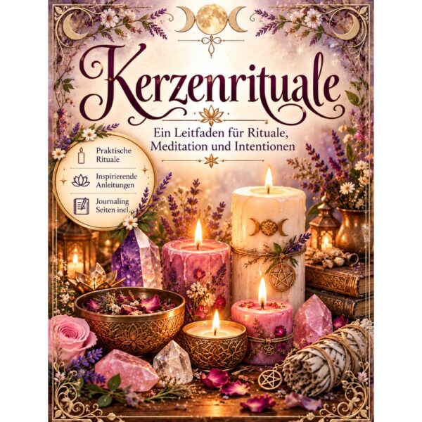 Kerzenrituale - Leitfanden für Rituale, Mediatationen,Avalon NatureArt - Reiki - Magie & Esoterik Shop