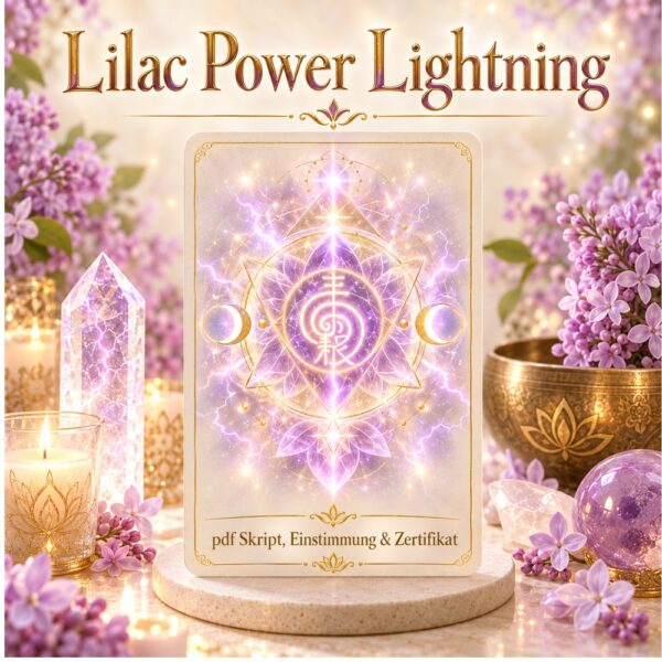 Lilac Power Lightning - Reiki Energiesystem - Einstimmung