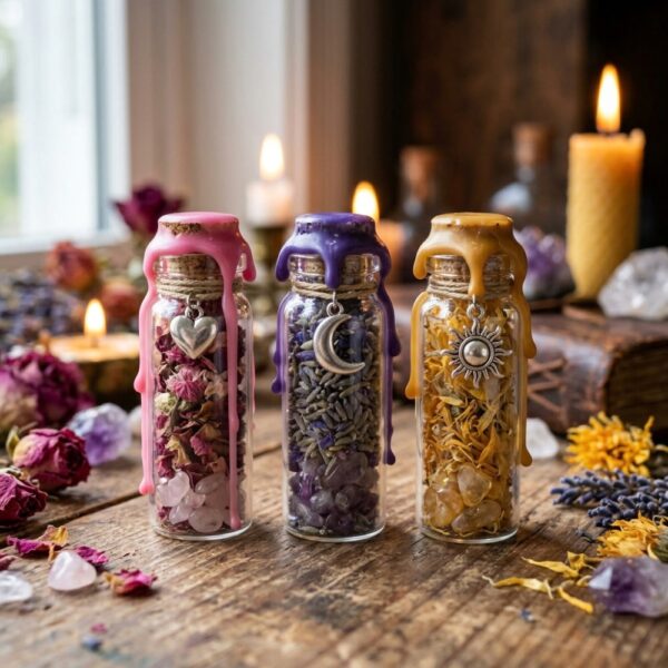 Spell Jar Beispiel nach Wunsch, Avalon NatureArt - Reiki - Magie & Esoterik Shop